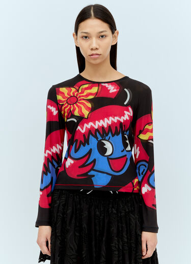 Little Devil Mesh Top Chopova Lowena Little Devil Mesh Top Black cho0256002