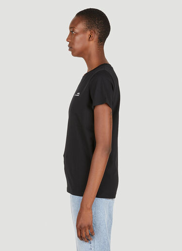 A.P.C. Item Logo T-Shirt Black apc0250016