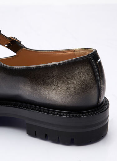 Maison Margiela Tabi Country Mary Jane Shoes Black mla0257008