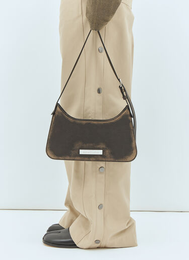 Acne Studios Platt Mini Shoulder Bag Brown acn0258030