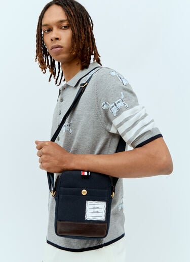 按扣口袋相机包 Thom Browne 按扣口袋相机包 藏蓝色 thb0155016