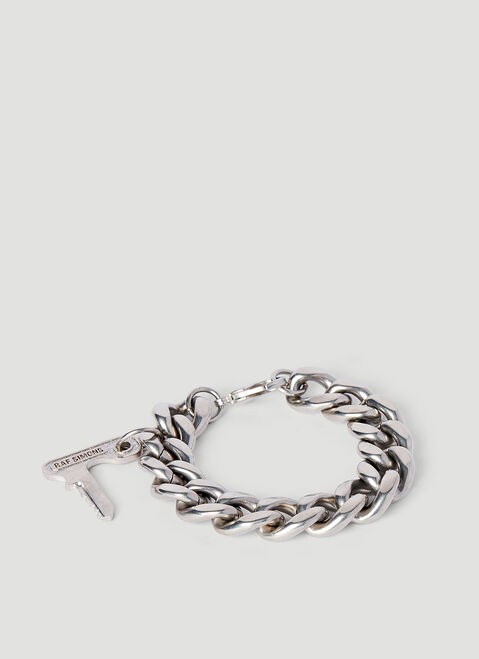 Raf Simons x Fred Perry ビンテージチェーンブレスレット ホワイト rsf0152005