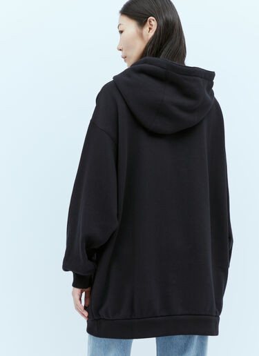 Gucci 맥시 인터로킹 GG 후드 스웨트셔츠 블랙 guc0253069