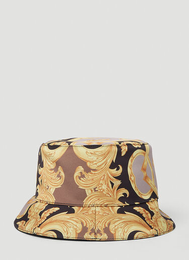 Versace 바로크 프린트 버킷 햇 골드 ver0151056