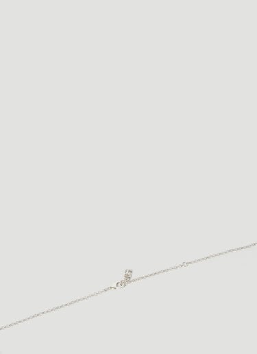 Dolce & Gabbana Kim Cross Necklace Silver dol0252028