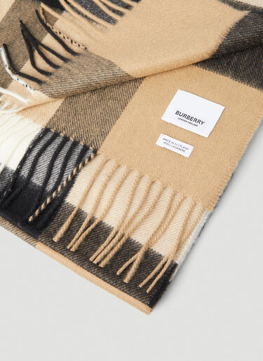 Burberry Mega 格纹围巾 米 bur0149081