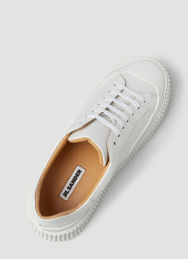 Jil Sander ヴァルカナイズ スニーカー ホワイト jil0149025