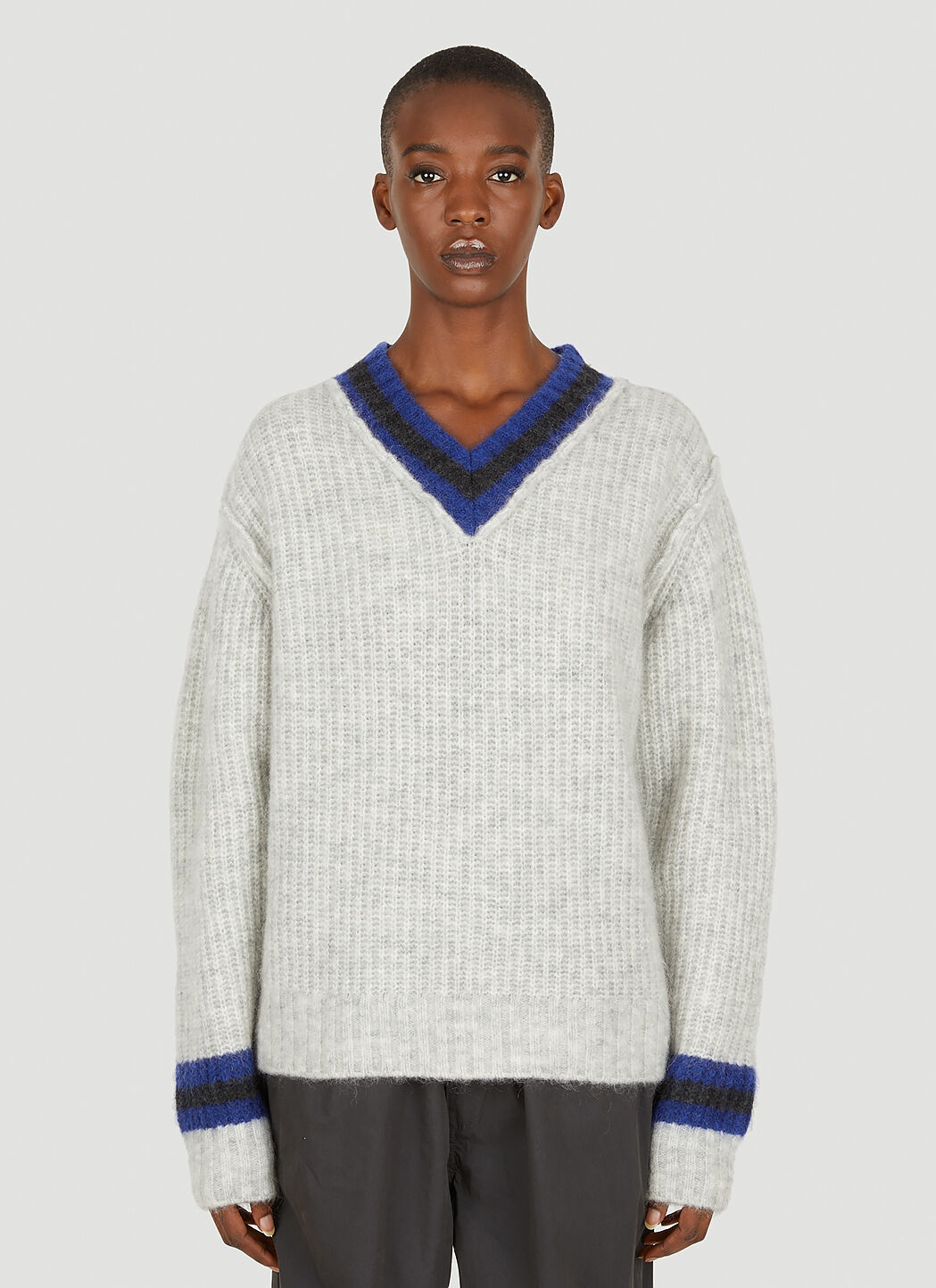 Men's v sale neck tennis sweater