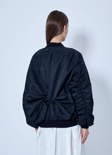 LN-CC® - Cecilie Bahnsen: Cbfeilan Technical Nylon Bomber Jacket - Black Cecilie Bahnsen Cbfeilan Technical Nylon Bomber Jacket Black cec0266013
