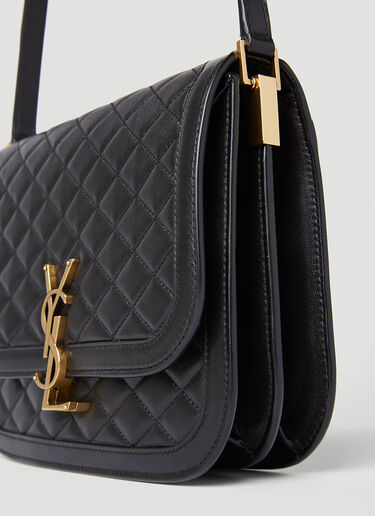 Saint Laurent Solferino Shoulder Bag Black sla0251097