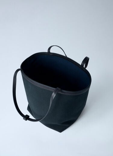 The Row Park Three Stitch Tote Bag Black row0262040