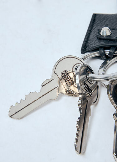 Balenciaga Le City Charm Eiffel Keyring Black bal0259058