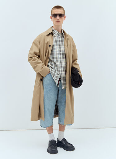 Bottega Veneta 格纹府绸衬衫  乳白色 bov0157004