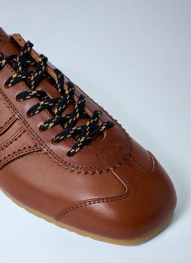 Suede Trimmed Sneakers Dries Van Noten Suede Trimmed Sneakers Tan dvn0262032