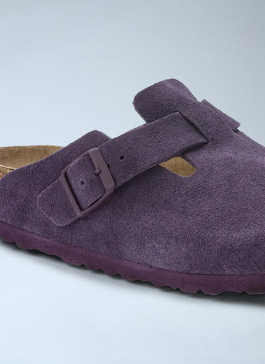 Birkenstock Boston Suede Mules Purple brk0156002
