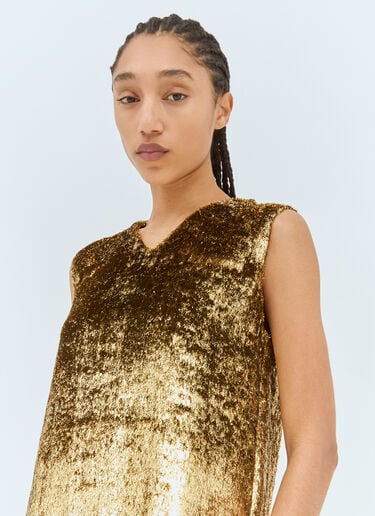 Louane Maxi Dress The Row Louane Maxi Dress Gold row0258004