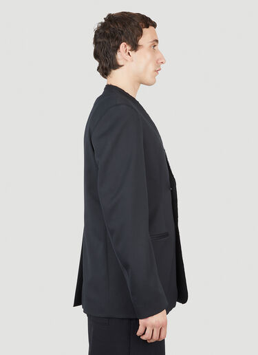 MM6 Maison Margiela Raw Edge Blazer Black mmm0151002