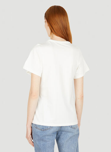 TOTEME Curved 明缝 T 恤 白色 tot0251005