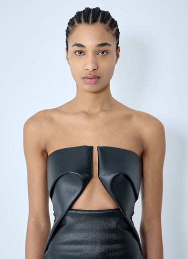 Rick Owens Prong Mini Dress Black ric0259016
