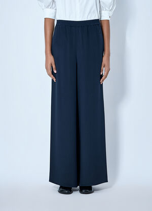 Max Mara Wide-Leg Trousers Navy max0265002