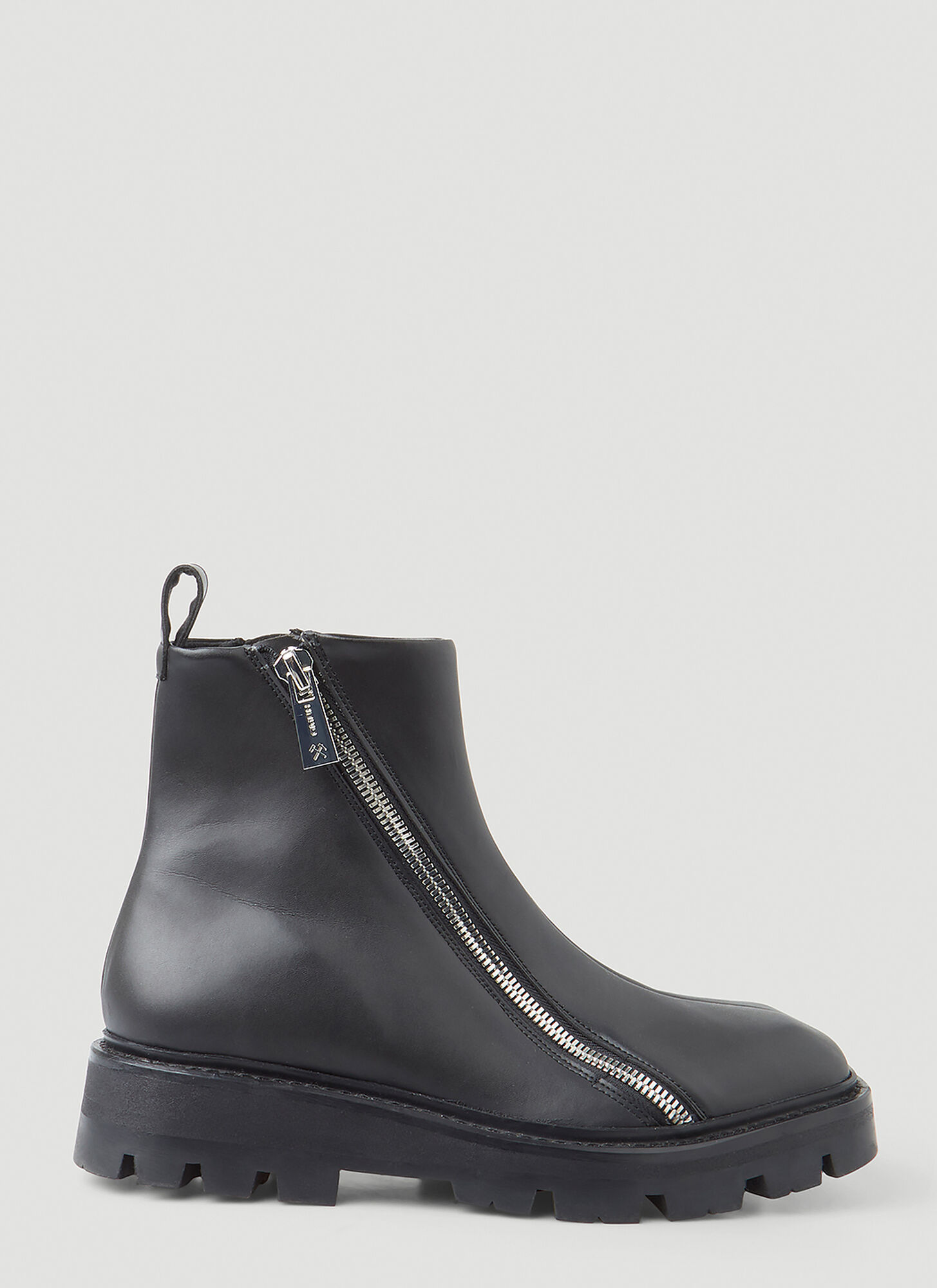 Gmbh Zip Ankle Boots In Black
