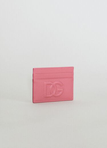 Dolce & Gabbana DG 로고 카드홀더 핑크 dol0255033