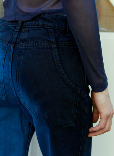 Eckhaus Latta Ombre Denim Jeans Blue eck0253003