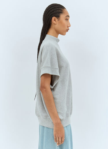 Dries Van Noten Short-Sleeve Sweatshirt Grey dvn0258020