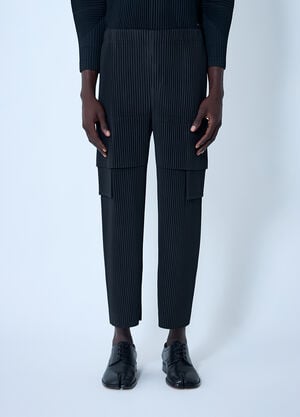 Homme Plissé Issey Miyake Multi-Pocket Pleated Pants Grey hmp0162008