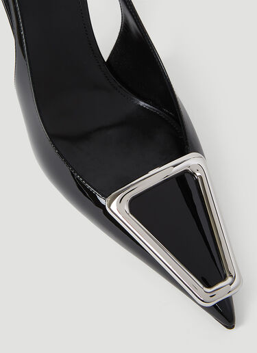 Saint Laurent Avenue Slingback Pumps Black sla0253064