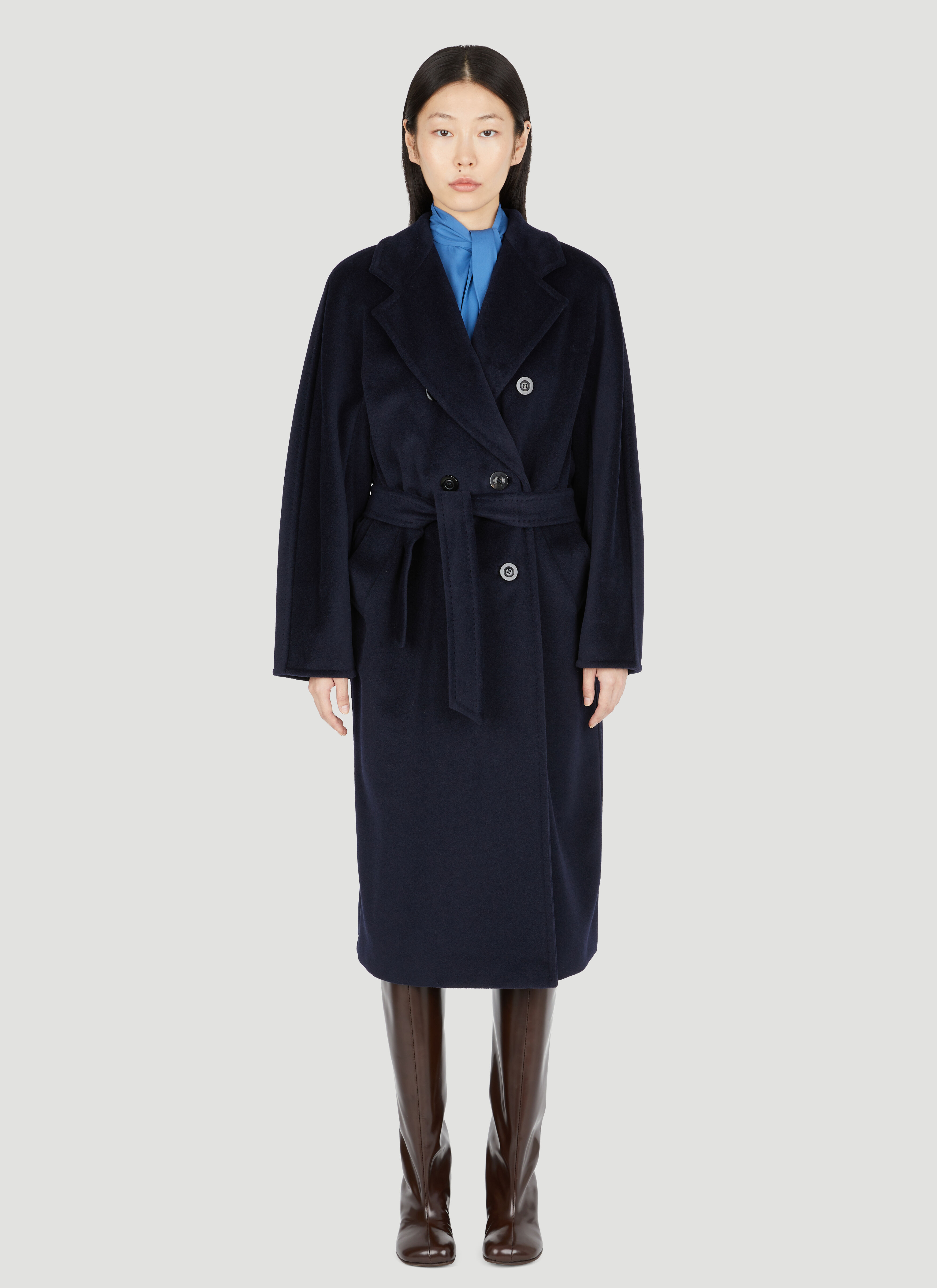 Max mara on sale navy coat