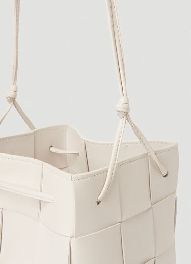 Bottega Veneta Small Cassette Bucket Bag Cream bov0253041