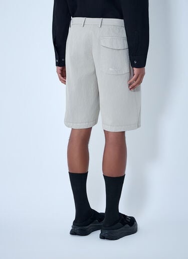 Massimo Osti Studio Gabardine Bermuda Shorts Beige mao0164004
