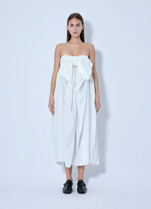 Cecilie Bahnsen Vilma Midi Dress White cec0266008