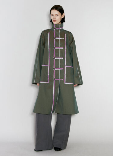 Kiko Kostadinov Aketon Coat Green kko0254005