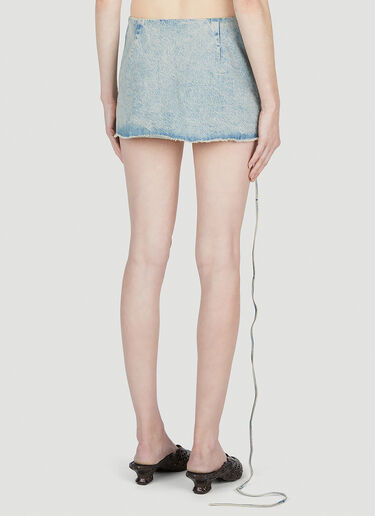 AVAVAV Denim Cut Out Mini Skirt Blue ava0252008