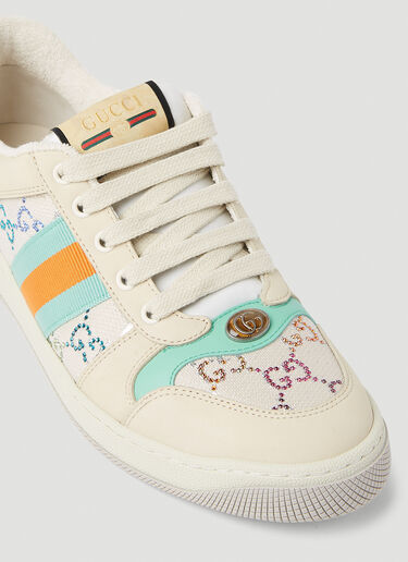 Gucci 장식 스크리너 스니커즈 Beige guc0251171