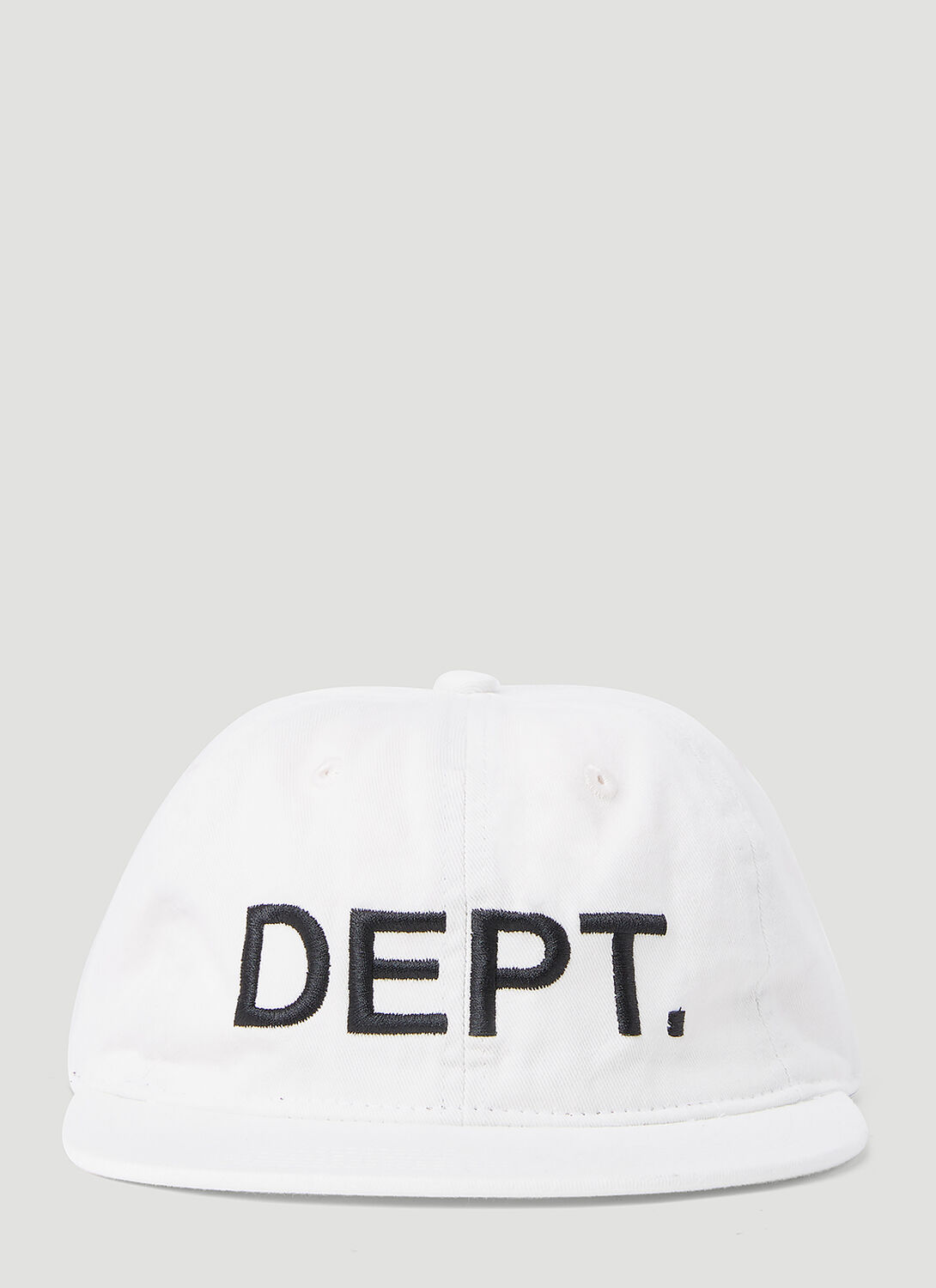 Shop Gallery Dept. Logo Embroidery Baseball Cap In White