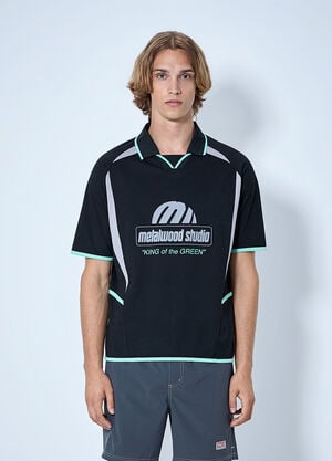 Metalwood King Of The Greens Polo Shirt Black met0164021