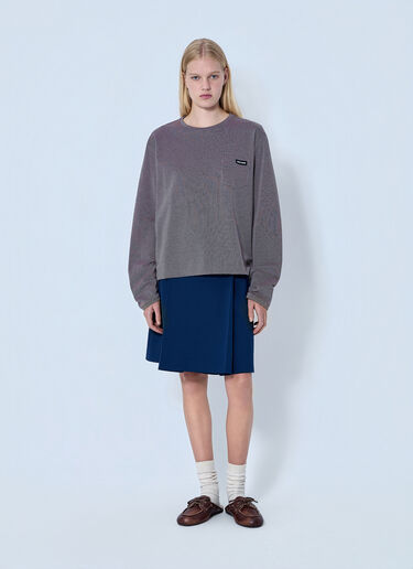 Miu Miu Jacquard Jersey T-Shirt Burgundy miu0264104