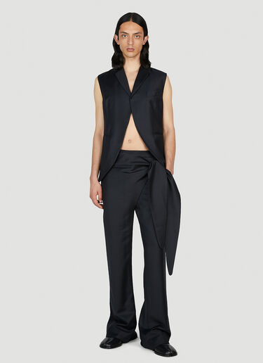 Aaron Esh Wrap Pants Black ash0152004