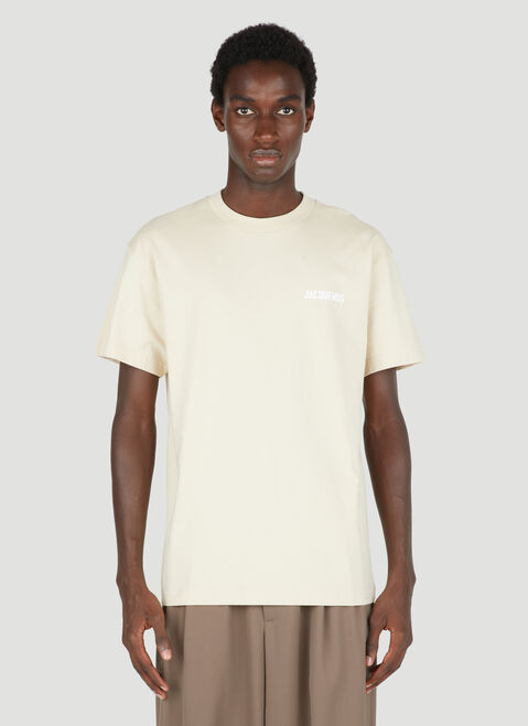 GANNI Logo Print T-Shirt White gan0254015