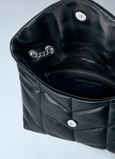 LN-CC® - Saint Laurent: Toy Puffer Shoulder Bag - Black Saint Laurent Toy Puffer Shoulder Bag Black sla0265128