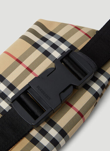 Burberry 스티비 체크 벨트 백 베이지 bur0153060