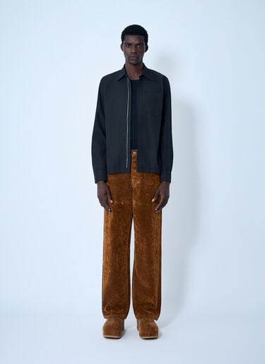Dries Van Noten Velvet Jeans Brown dvn0162018