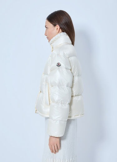 LN-CC® - Moncler: Tepice Short Down Jacket - White Moncler Tepice Short Down Jacket White mon0266037