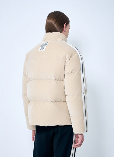 8 Moncler Palm Angels 아브롤호스 쇼트 다운 재킷 베이지 mpa0359002