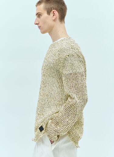 Jil Sander+ Open Knit Sweater Yellow jsp0156007