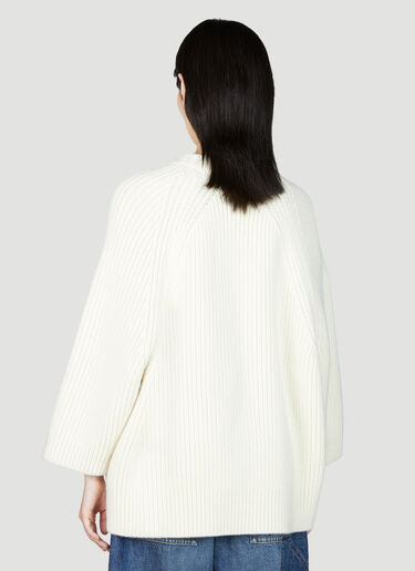 オーバーサイズ ウールカシミア T シャツ Bottega Veneta オーバーサイズ ウールカシミア T シャツ クリーム bov0255013