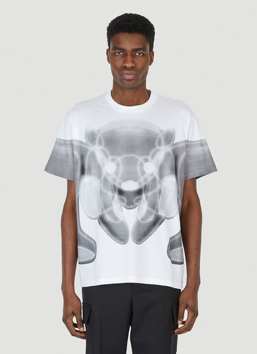 Burberry Elon Graphic Print T-Shirt White bur0147038